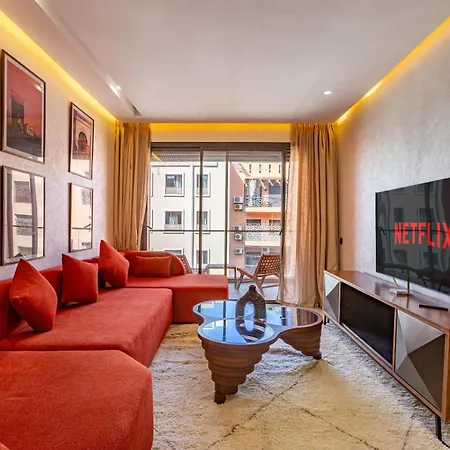Brand New - Elegant Familial Appt - Plaza Marrakech Apartment Marrakesh Exterior photo