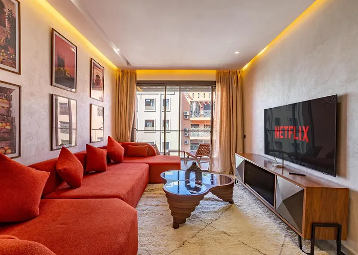 Brand New - Elegant Familial Appt - Plaza Marrakech