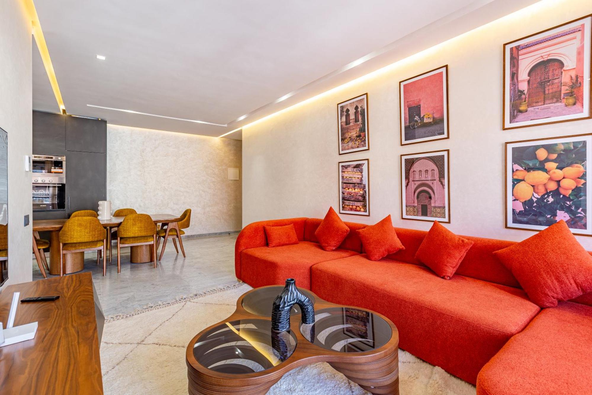 Brand New - Elegant Familial Appt - Plaza Marrakech
