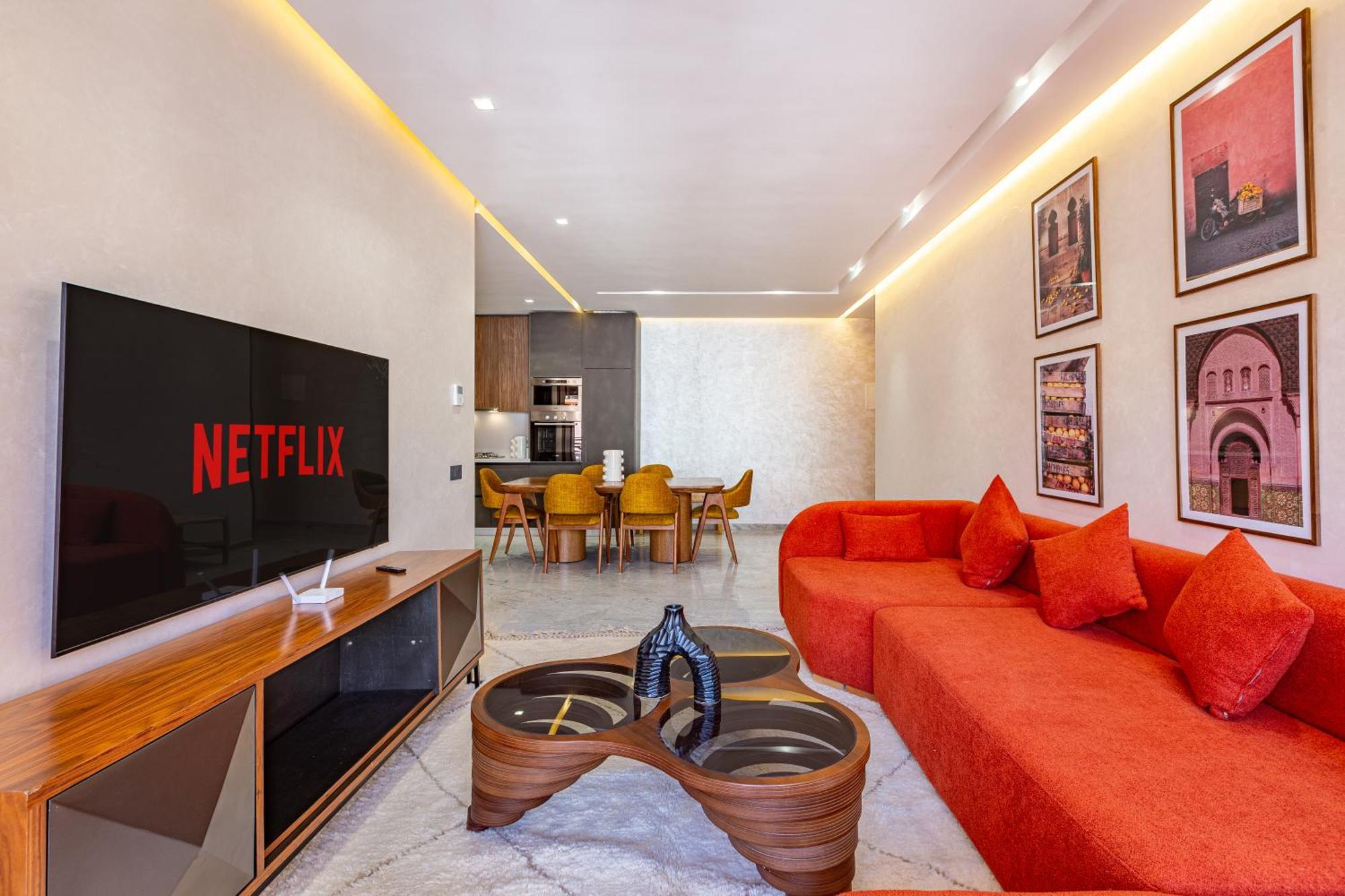 Brand New - Elegant Familial Appt - Plaza Marrakech