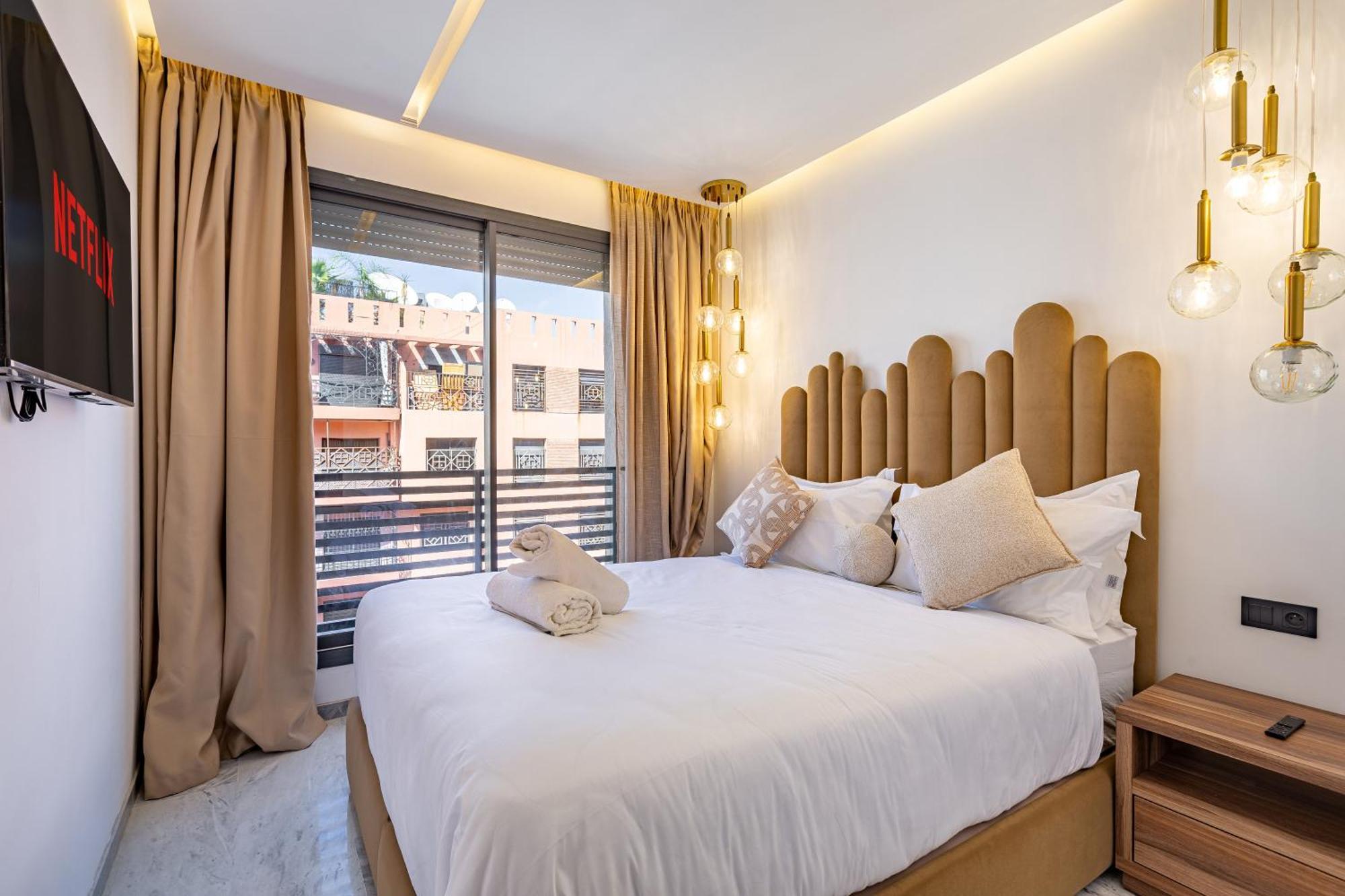 Brand New - Elegant Familial Appt - Plaza Marrakech Apartment *
